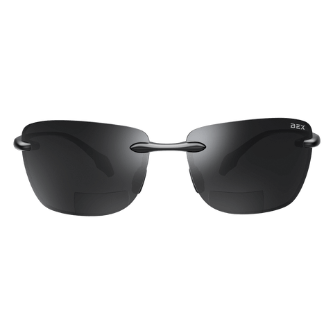 JAXYN X BLACK/GRAY READER SUNGLASSES