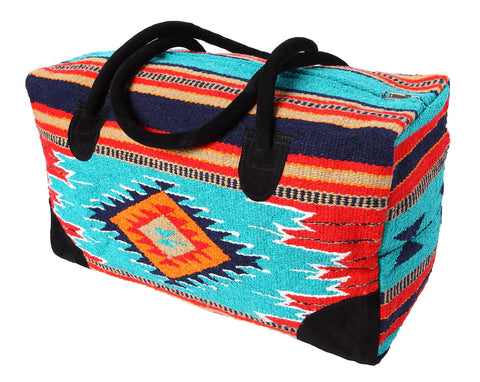 TURQ/RED/NAVY GO WEST TRAVEL BAG
