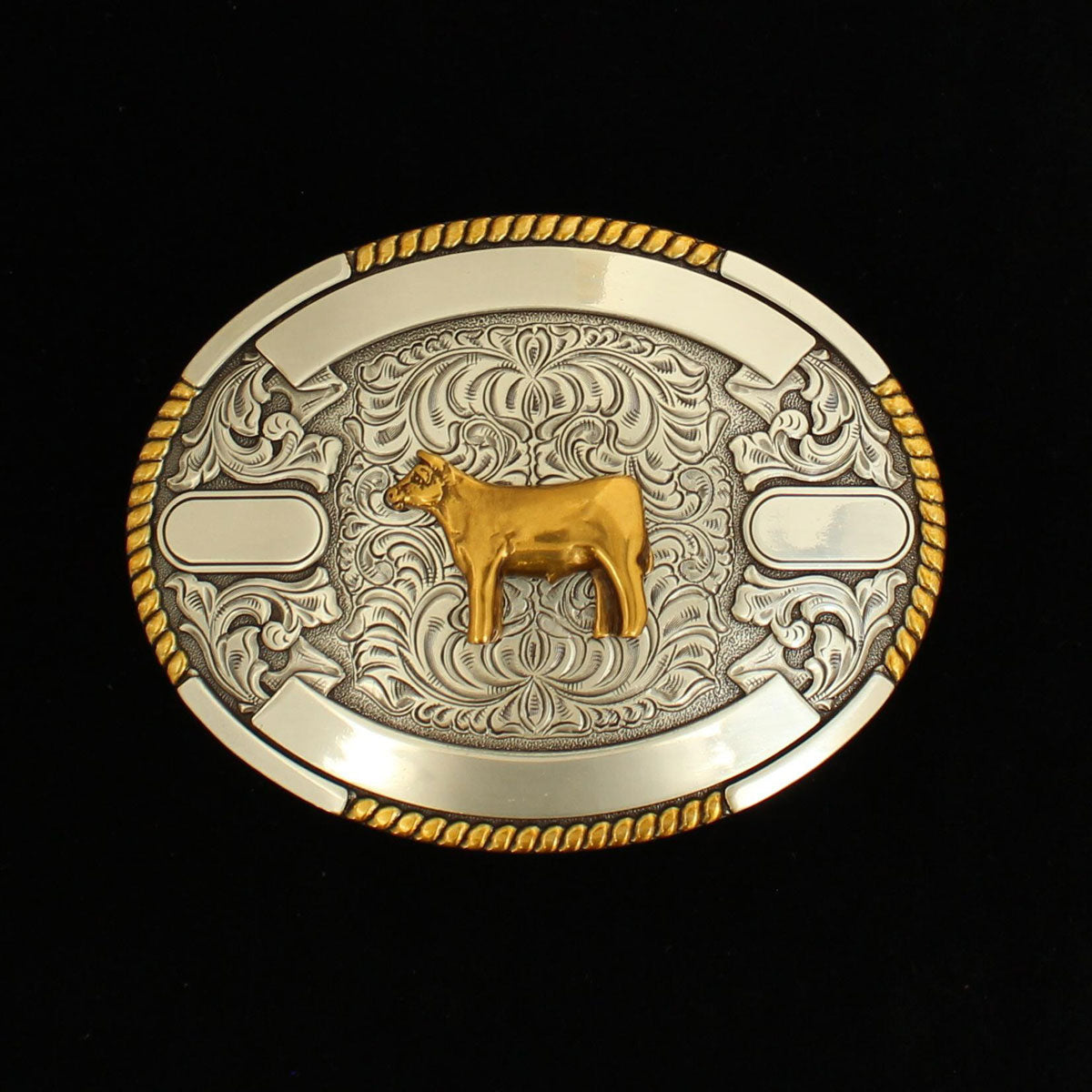 SHOW COW OVAL BELT BUCKLE