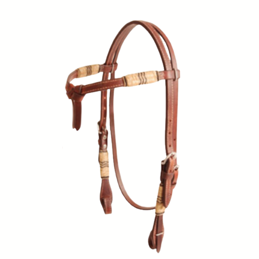 RAWHIDE QUICK CHANGE BROWBAND HEADSTALL