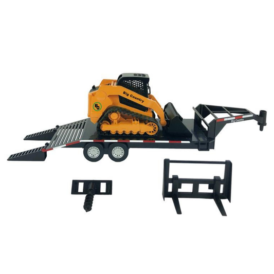 K & K SUPPLIES ACCESSORIES BC TOY SKID STEER & TRAILER
